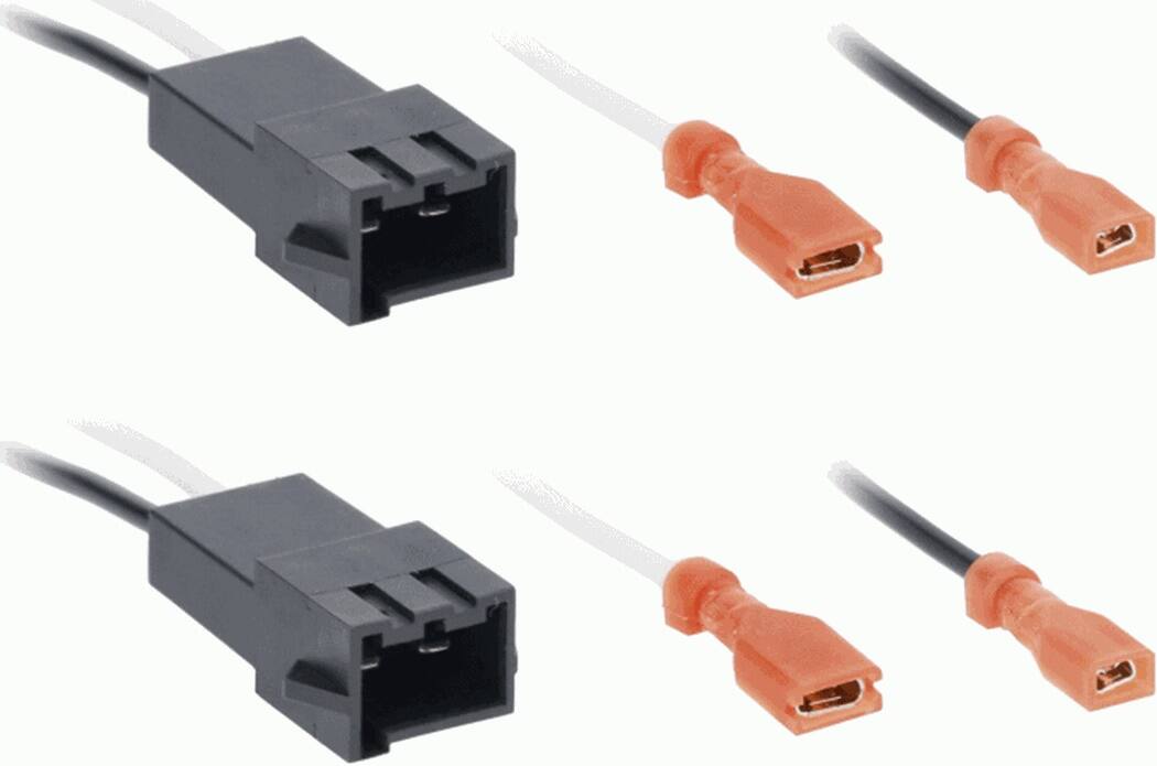 Angle. Metra - Speaker Harness for Select 2012-2021 Tesla Model S and Model X Vehicles (2-Pack) - Multi.