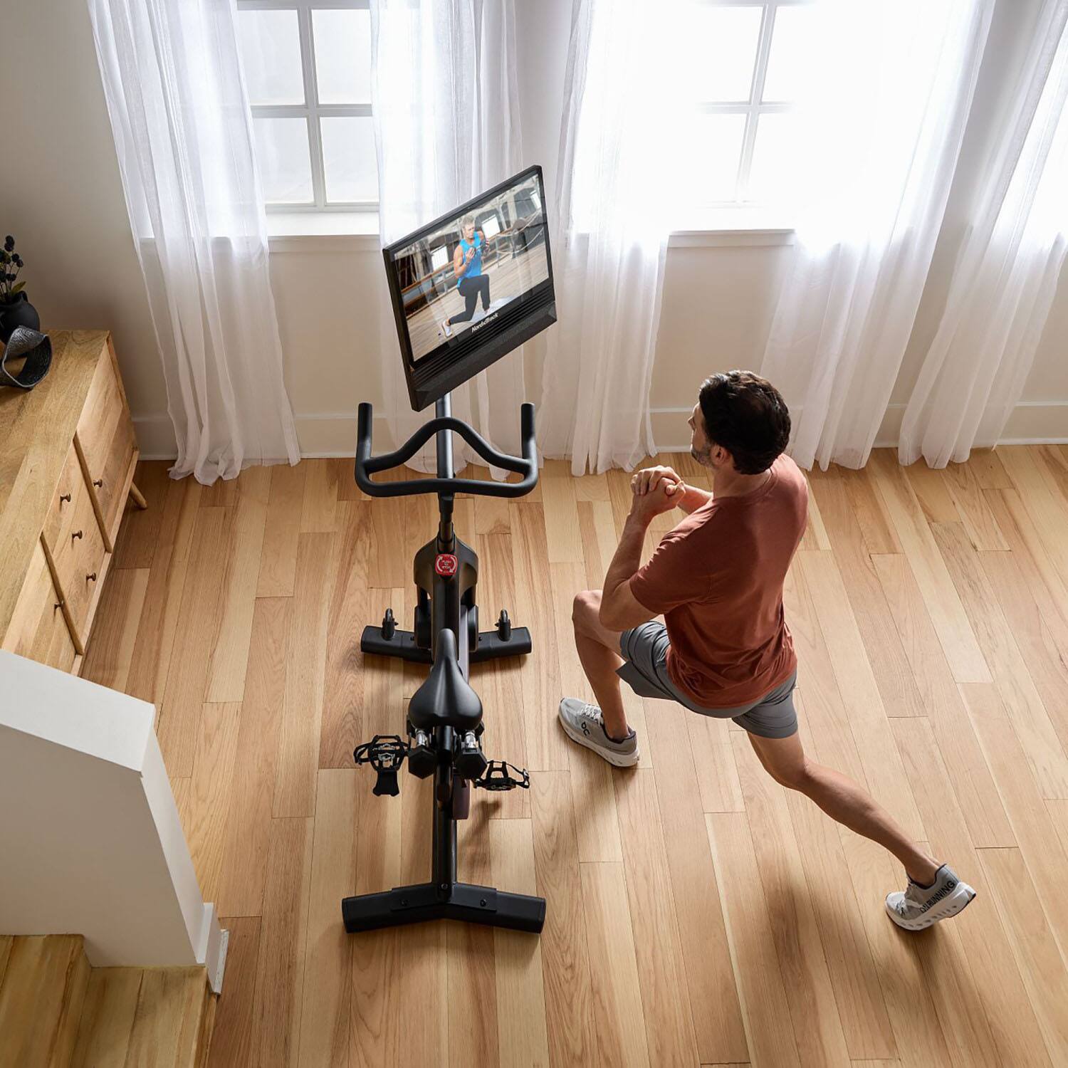 Alt View 9. NordicTrack - NordicTrack 24 Studio Bike for a Best-In-Class Cycling Experience - Black.