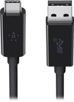 Belkin - 3.1 USB-A to USB-C Cable - 3ft USB Type A to Type C Cable for Fast Charging & Data Transfer - Black - Front_Zoom