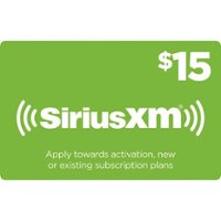 SiriusXM - $15 Prepaid Service Code [Digital] - Front_Zoom
