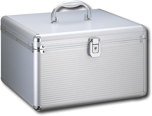 Angle Standard. Init™ - 320-Disc CD Case - Silver.