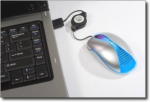 Angle Standard. Targus - AMU59US Mini Optical Mouse - Silver.
