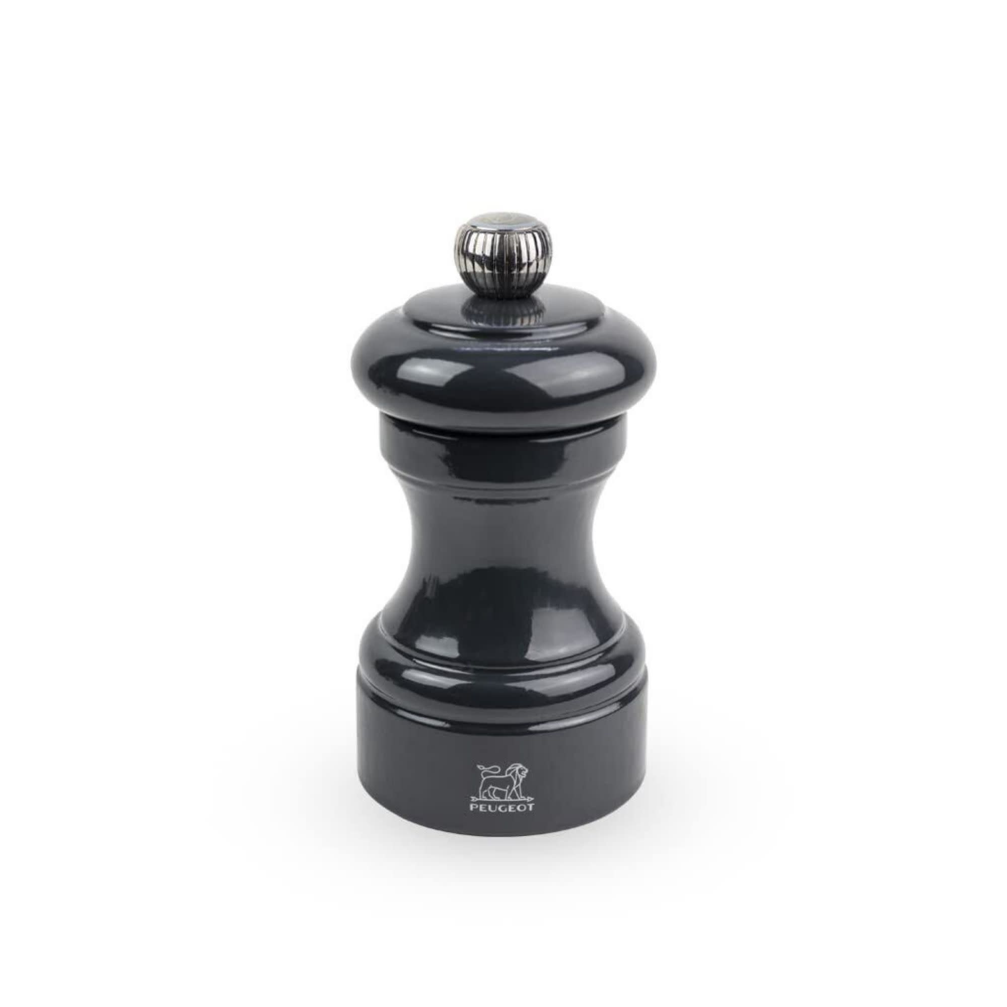Peugeot - Bistro 4-Inch Manual Pepper Mill, Adjustable Coarseness, Stainless Steel, Slate - Ash