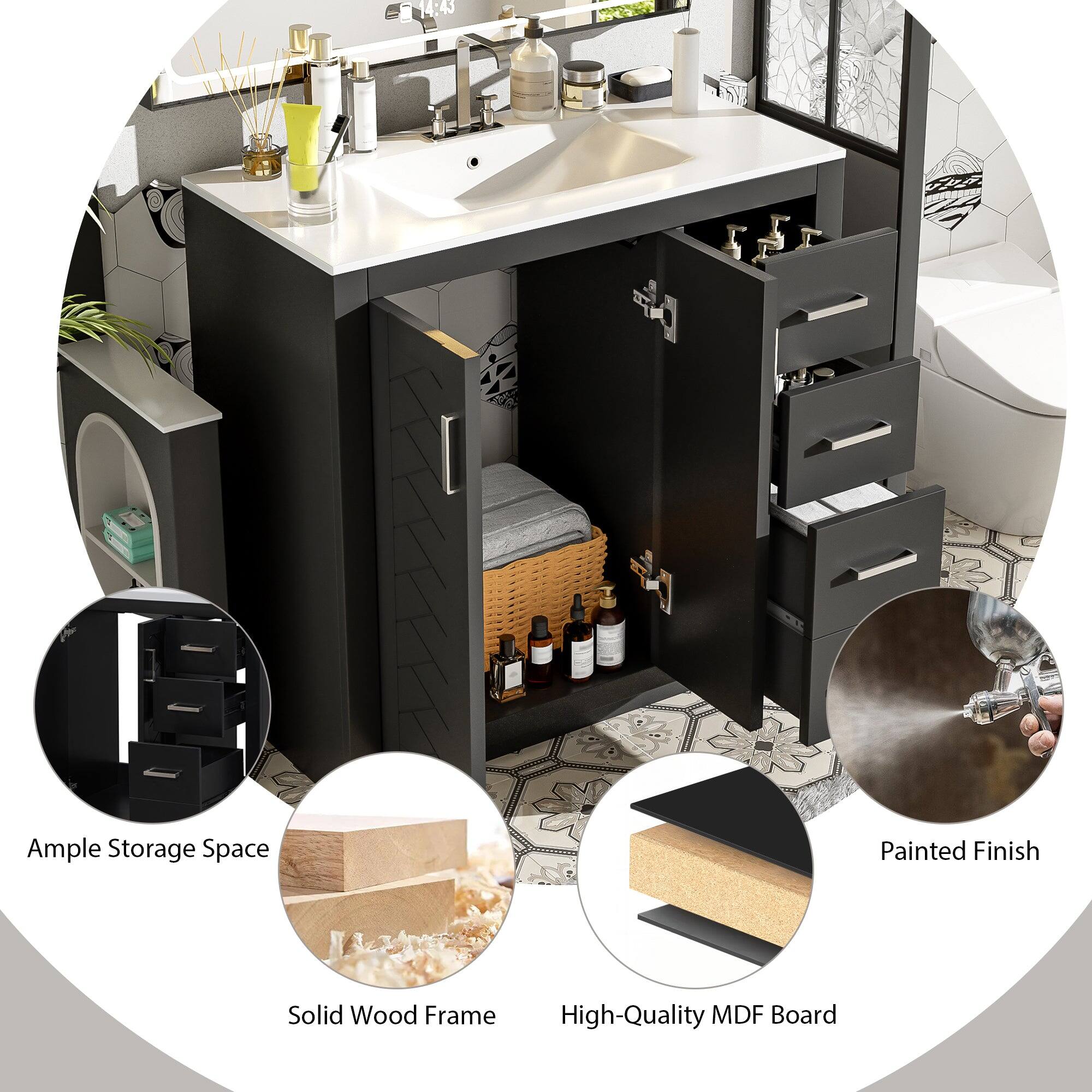 14:43

Ample Storage Space  
Painted Finish  
Solid Wood Frame  
High-Quality MDF Board