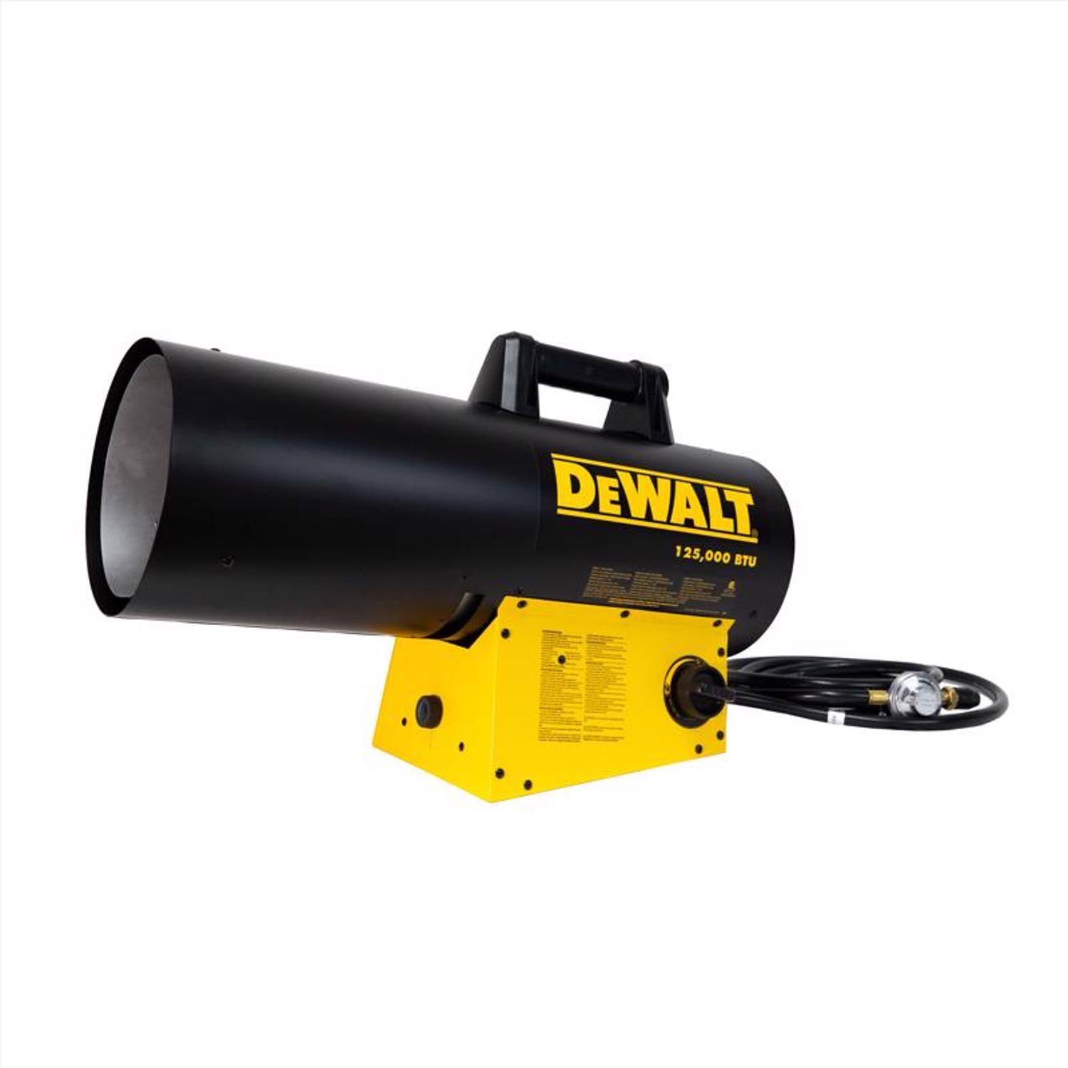 Dewalt - 125,000 Btu/h 3000 sq ft Forced Air Propane Portable Heater