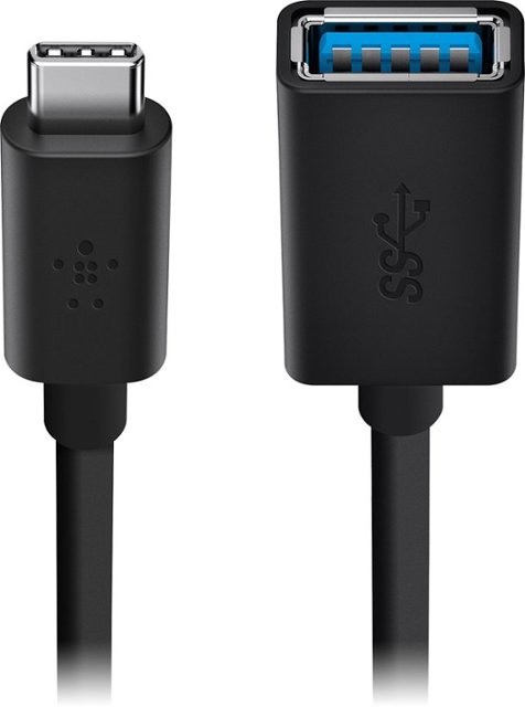 Belkin USB-C to USB 3.0 Adapter with and Transfer, Compatible with Apple and Chromebook Devices F2CU036BTBLK - Best Buy