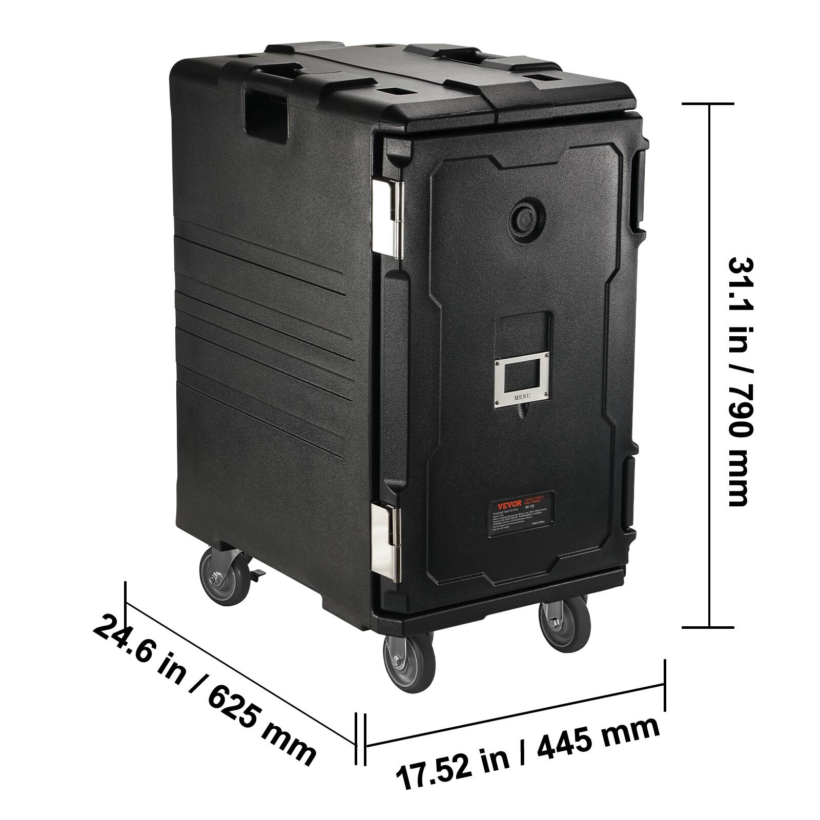 VEYOR 31.1 in / 790 mm
24.6 in / 625 mm
17.52 in / 445 mm