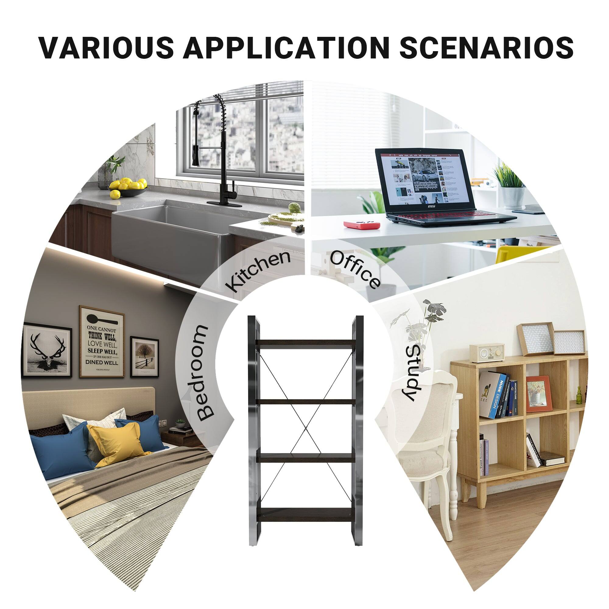 VARIOUS APPLICATION SCENARIOS

- Kitchen
- Office
- Bedroom
- Study