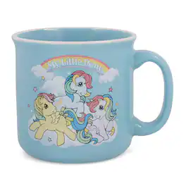 Silver Buffalo - My Little Pony Classic Trio Ceramic Camper Mug | Holds 20 Ounces - Blue
