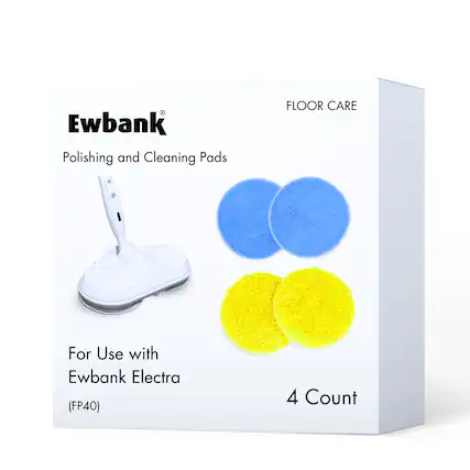 Ewbank Polishing and Cleaning Pads
FLOOR CARE
For Use with Ewbank Electra (FP40)
4 Count