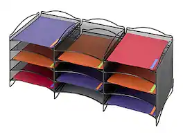 Safco - Onyx Steel File Organizer, (9430BL) - Black