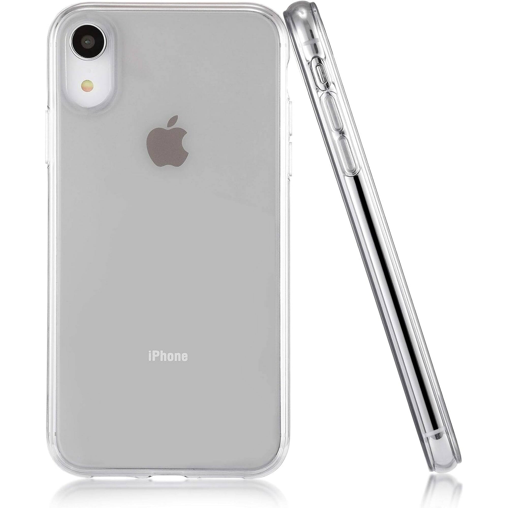 Back. Entronix - Entronix Slim Clear Hard Back Case for iPhone XR - Ultimate Protection and Style - Clear.