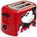 Angle. Disney - Mickey Mouse 2-Slice Toaster - Red/White.