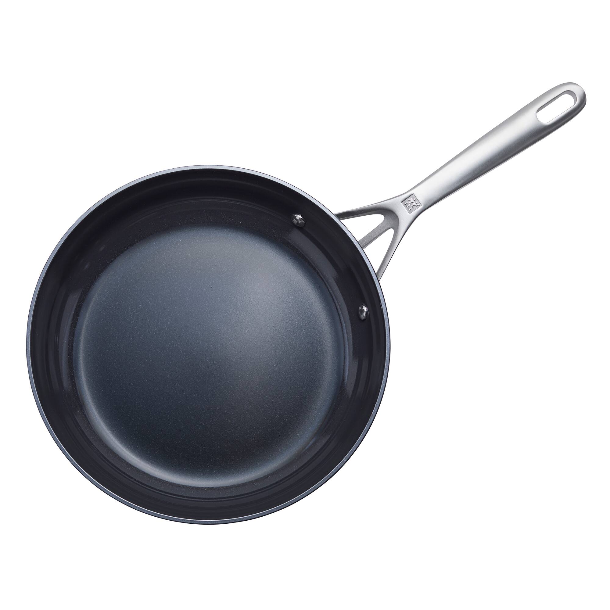 Alt View 1. ZWILLING - ZWILLING Motion Ceramic Hard Anodized 10-inch Aluminum Nonstick Fry Pan - Black.