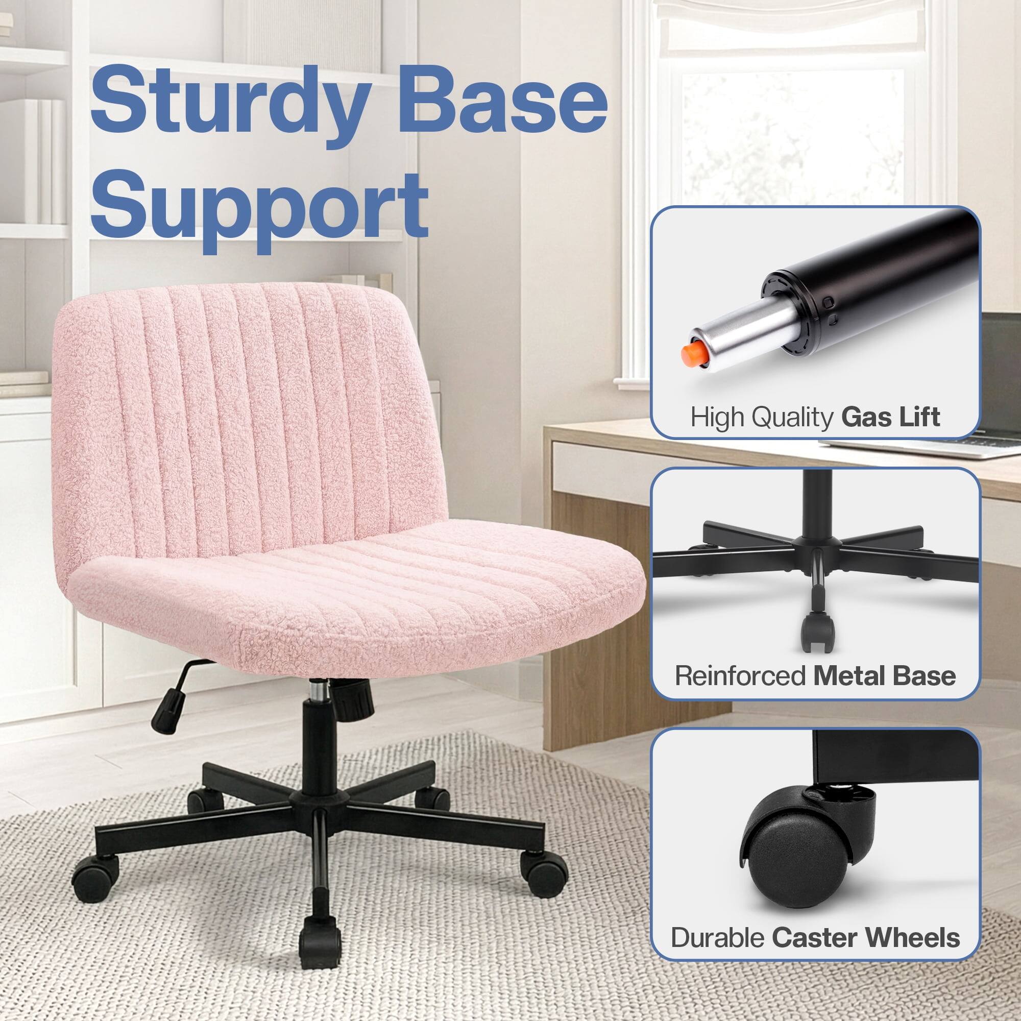 Sturdy Base Support  
High Quality Gas Lift  
Reinforced Metal Base  
Durable Caster Wheels