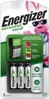 Energizer - Recharge Value Charger for NiMH Rechargeable AA and AAA Batteries - Front_Zoom
