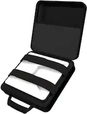 Front. TECSTR - Starlink Mini Hard Shell Storage Bag - Black.