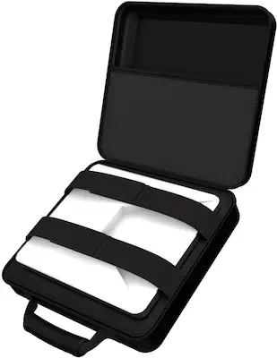 Front. TECSTR - Starlink Mini Hard Shell Storage Bag - Black.