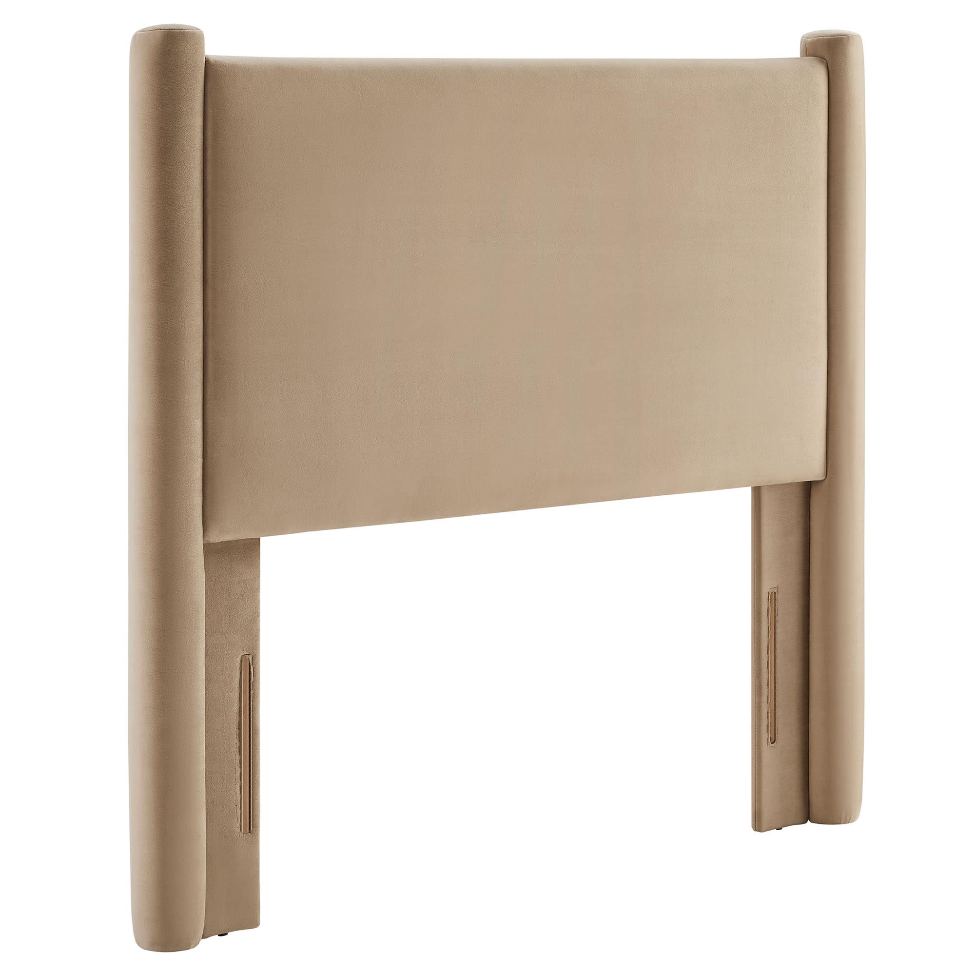 Rael Performance Velvet Twin Headboard by Modway - Oatmeal