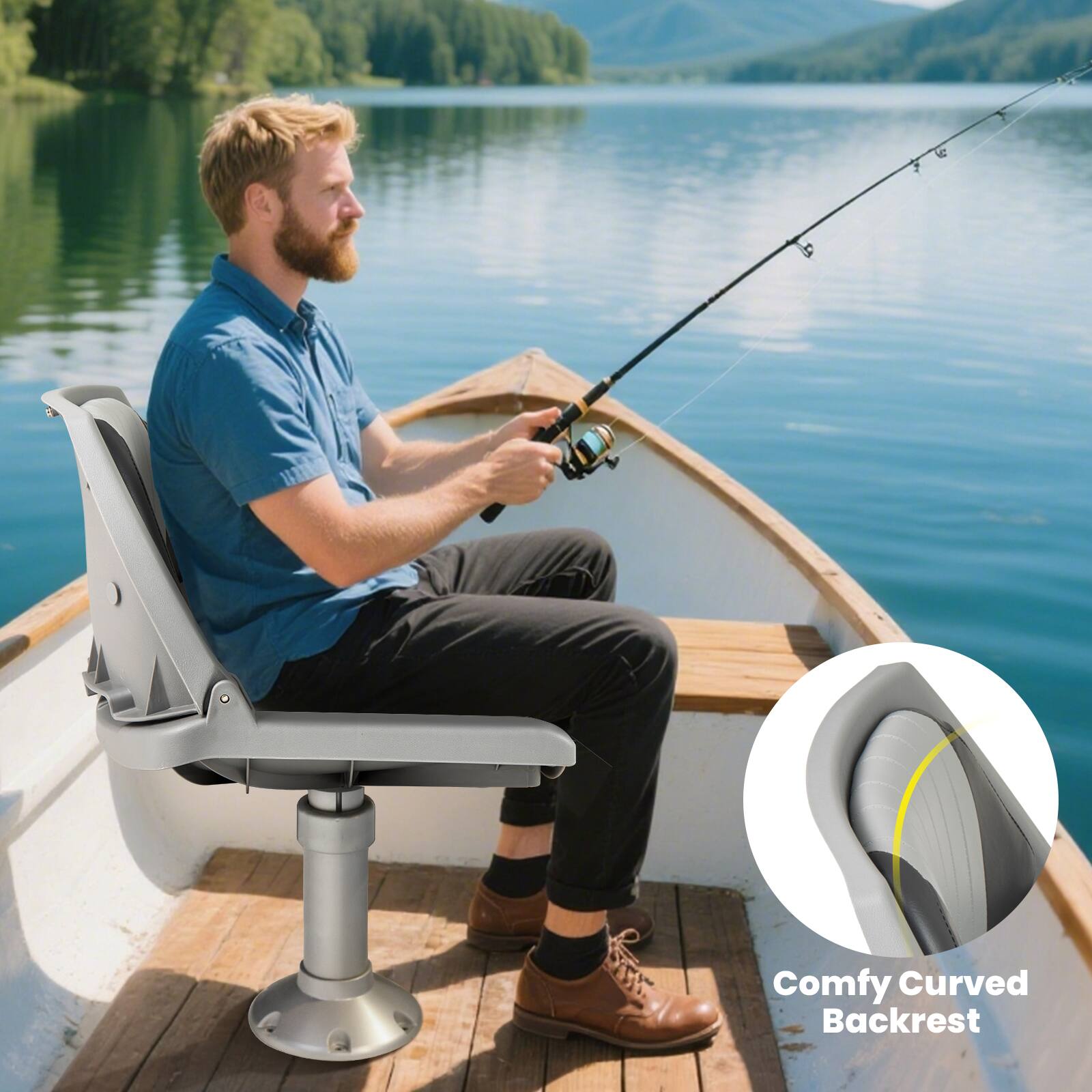 Comfy Curved Backrest