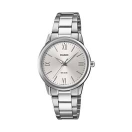 Casio - Women’s Dial Stainless Steel Analog Dress Watch - LTP-1303DD-7AVDF - Silver