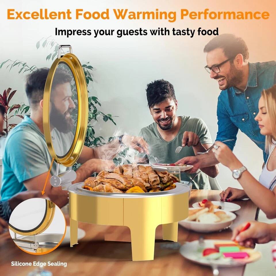 Excellent Food Warming Performance  
Impress your guests with tasty food  

Silicone Edge Sealing