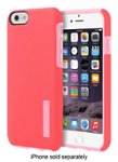 Front Zoom. Incipio - DualPro Case for Apple® iPhone® 6 and 6s - Coral/Light Pink.