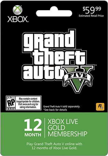 gta xbox live gold