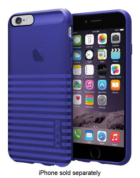 Front. Incipio - Rival Case for Apple® iPhone® 6 and 6s - Translucent Cobalt.