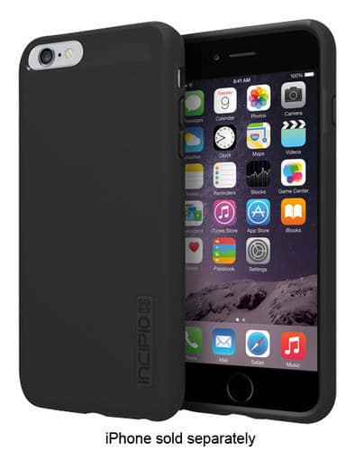 Front. Incipio - DualPro Case for Apple® iPhone® 6 Plus - Black.