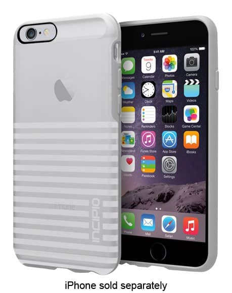 Front. Incipio - Rival Case for Apple® iPhone® 6 and 6s - Translucent Frost.