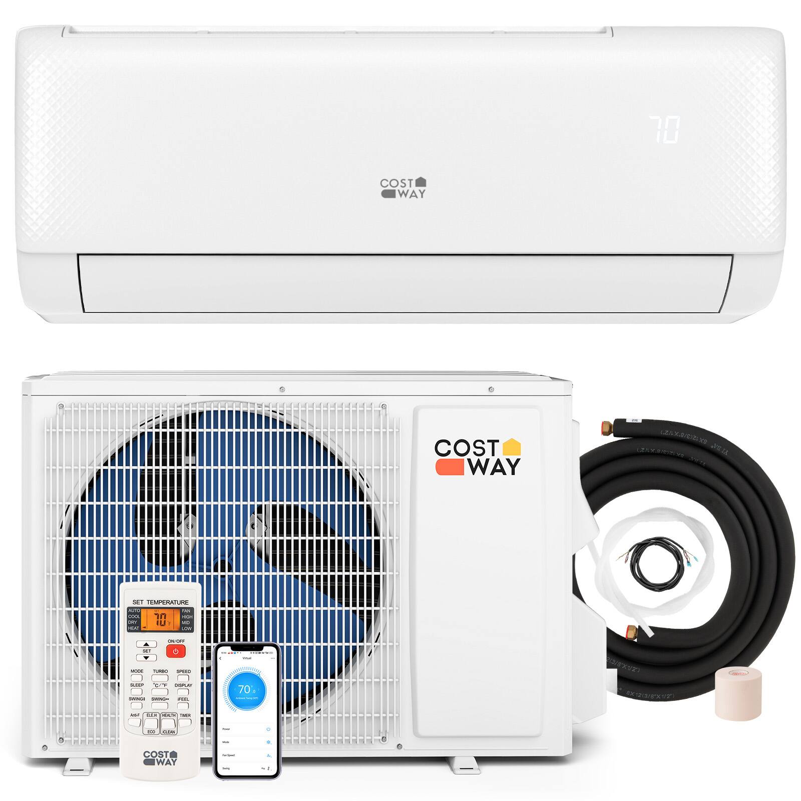 10 COST WAY COST WAY 2A/C TEMPERATURE I - AN - 10 IU - - H - - .... - C O  . ....   - - i .... 1 I - 70. v D - CIN  : - C. - a : COST WAY - - - -