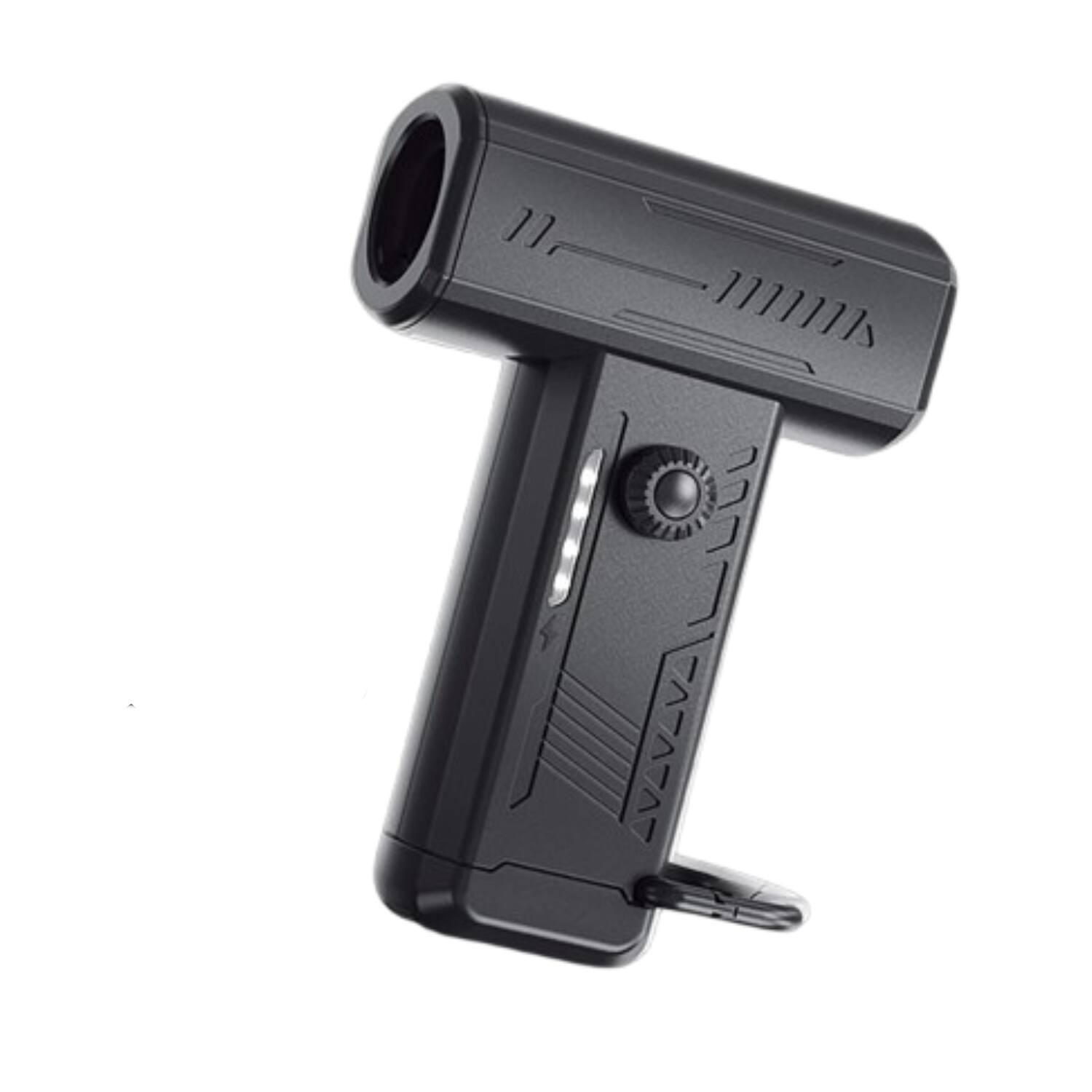 Front. Home Collection - 130,000RPM Mini Turbo Blower Fan Rechargeable - Black.