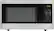 Front Zoom. Sharp - 1.1 Cu. Ft. Mid-Size Microwave - Stainless steel.
