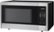 Left Zoom. Sharp - 1.1 Cu. Ft. Mid-Size Microwave - Stainless steel.