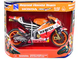 Honda RC213V Motorcycle #93 Marc Marquez "Repsol Honda Team" MotoGP (2015) 1/12 Diecast Model by New Ray - Multicolor
