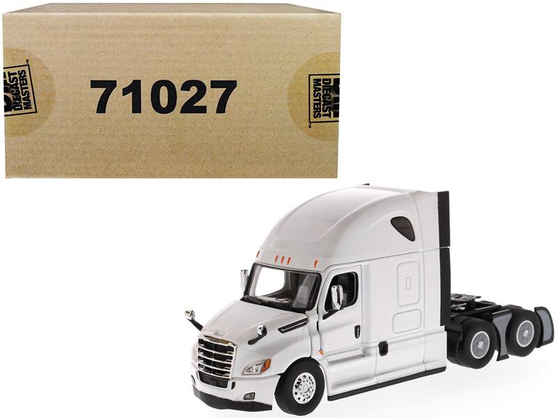 Freightliner New Cascadia Sleeper Cab Truck Tractor Pearl White 1/50 Diecast Model by Diecast Masters price history on PriceWatchPro