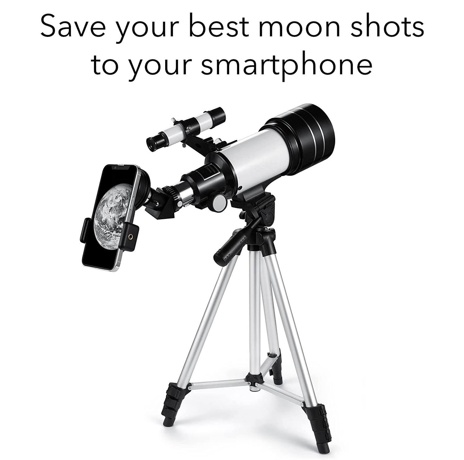 Save your best moon shots to your smartphone