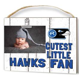 Jardine - Rockhurst Hawks 8'' x 10'' Cutest Little Weathered Logo Clip Photo Frame - White