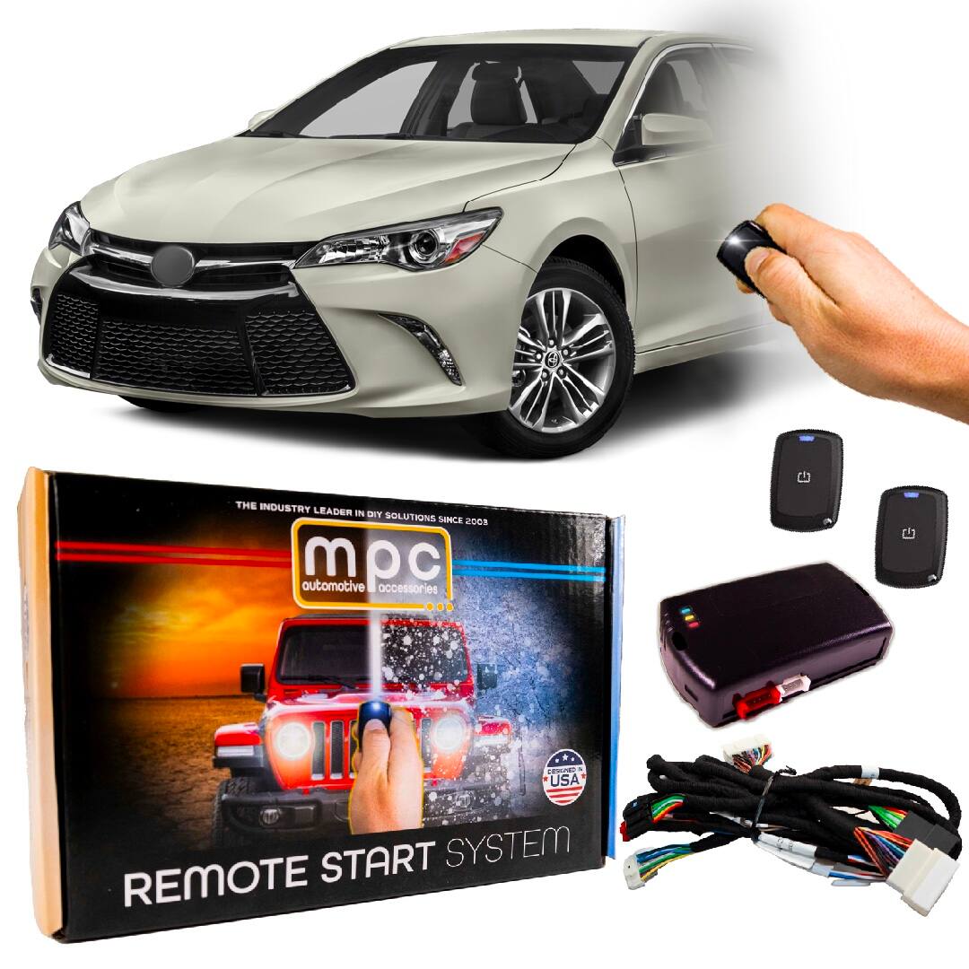 MPC - Remote Start Kit For Toyota Camry 2012-2017 | Long Range Remotes | Plug and Play - Black