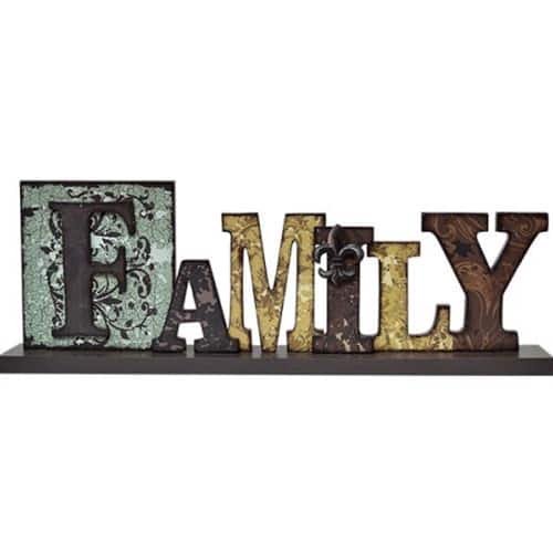 BreeBe - Family Table Sign - Multicolor