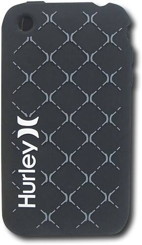 Front Standard. Hurley - Case for 3rd-Generation Apple® iPod® touch - Black.