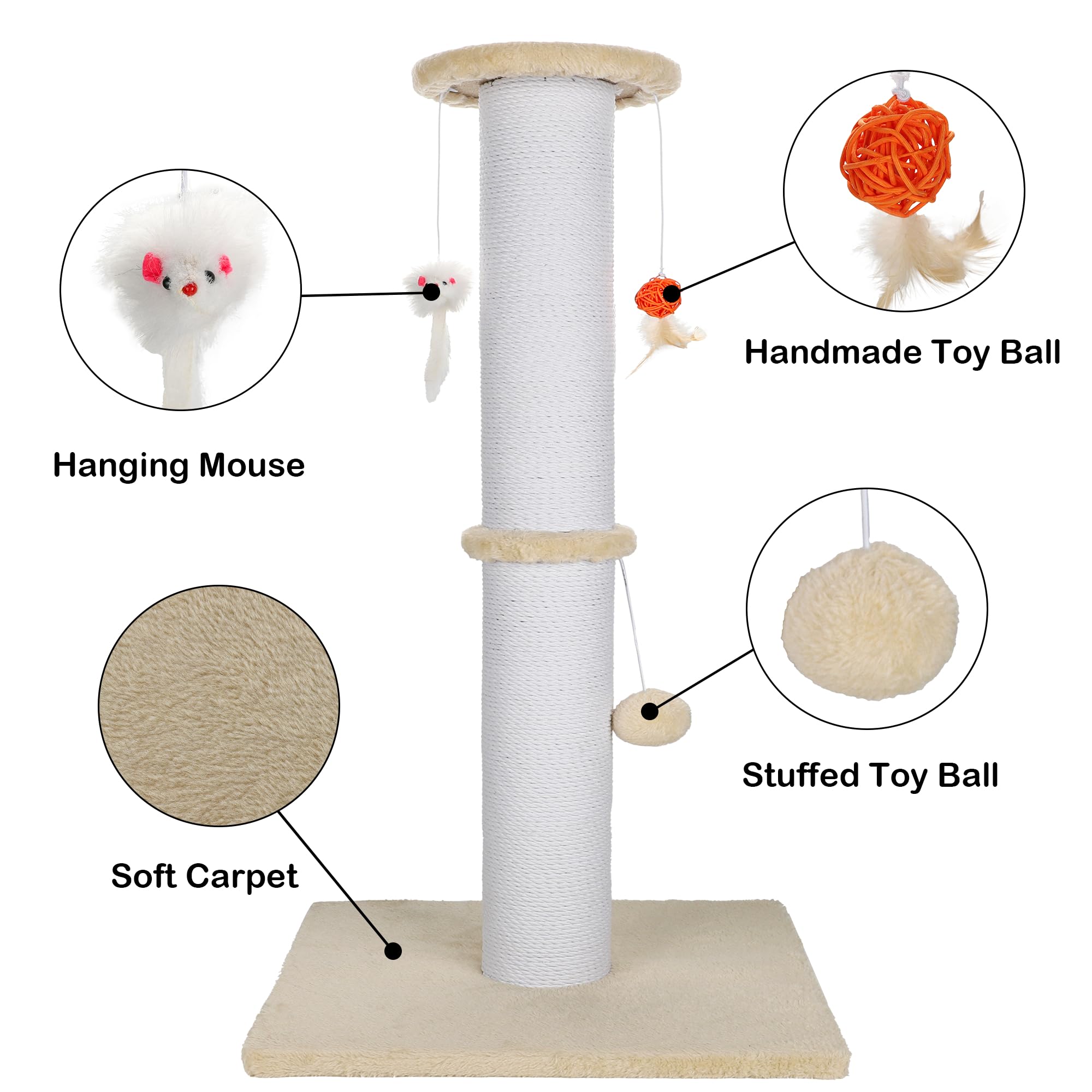 - Handmade Toy Ball
- Hanging Mouse
- Soft Carpet
- Stuffed Toy Ball