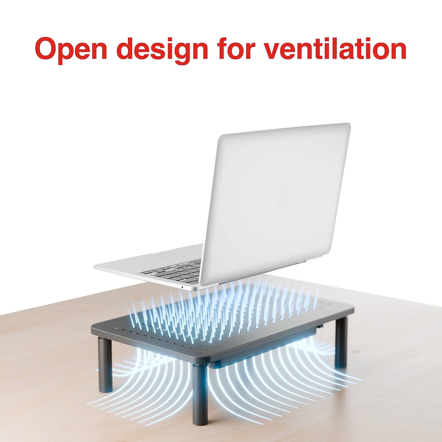 Open design for ventilation