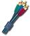 Angle Standard. AudioQuest - 6-5/9' Component Video Cable.
