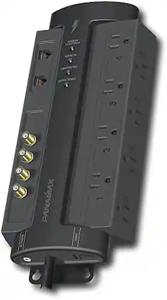 Panamax - 8-Outlet Power Conditioner/Surge Protector - Black