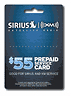  SiriusXM - $55 Prepaid Service Card for Sirius and XM Satellite Radio