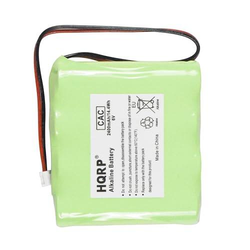 CAC 2400mAh/6V Battery HQRP Alkaline Peck Battery

- Do not open, disassemble, or attempt to puncture.
- Do not expose to high temperatures (140°F/60°C).
- Do not crush or expose to short circuits.
- Do not dispose of in fire or water.
- Replace only with the designed product.
- Made in China.

HQRP Alkaline Battery

- Do not dispose of in fire or water.
- Do not expose to high temperatures (140°F/60°C).
- Do not crush or expose to short circuits.
- Replace only with the designed product.
- Made in China.