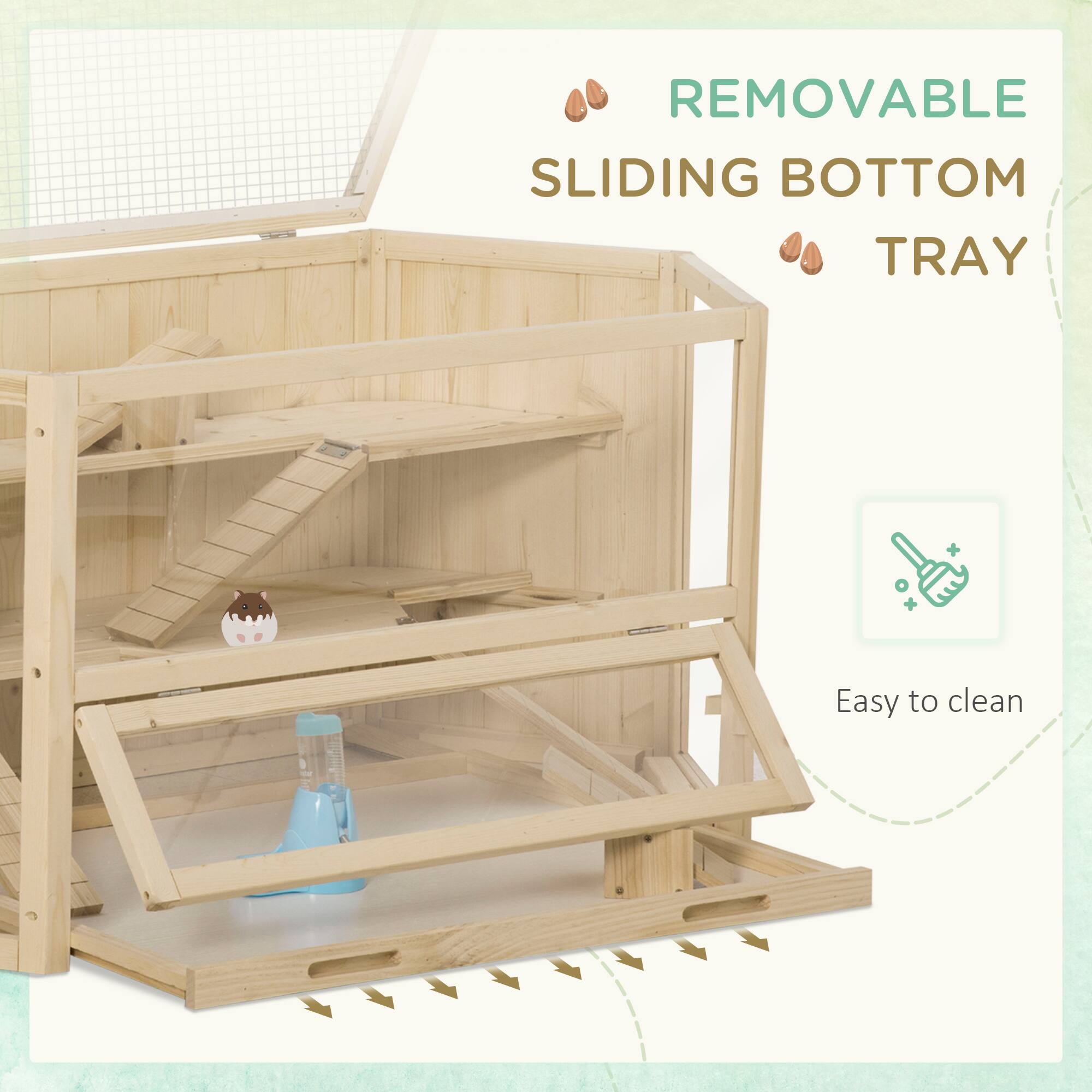 REMOVABLE SLIDING BOTTOM TRAY

Easy to clean