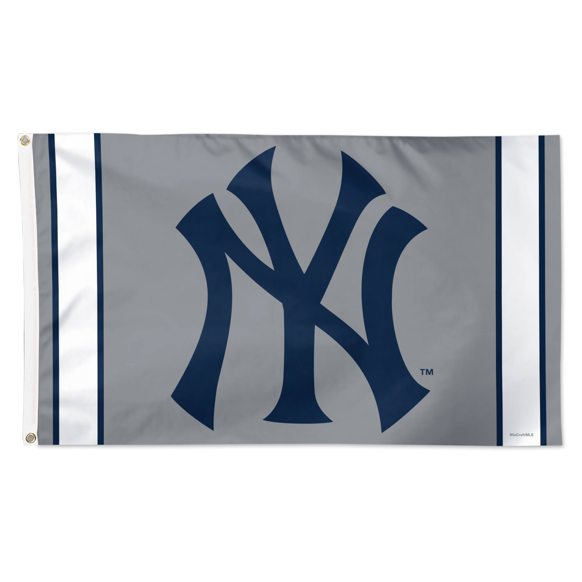 Front. WinCraft - New York Yankees 3' x 5' Vertical Stripe Deluxe Single-Sided Flag - Multicolor.